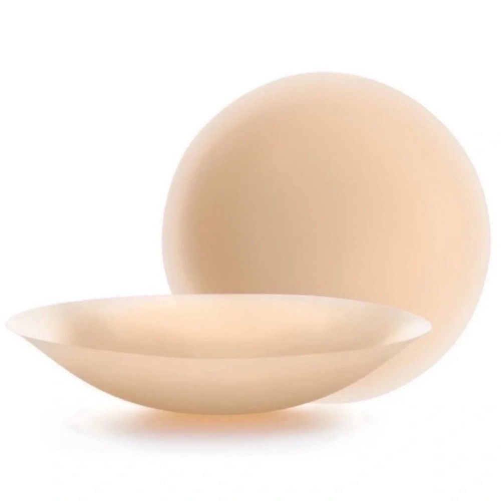 Sticky Adhesive Silicone Nipple Pasties - Reusable Nipple Covers (Light Skin)